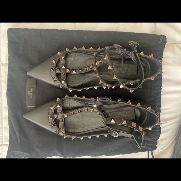 Valentino Noir Rockstud Caged Ballerina flat - Picture 7 of 7